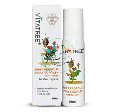 Xịt keo ong Kháng khuẩn Vitatree Super Propolis Spray complex with Honey 30ml ÚC