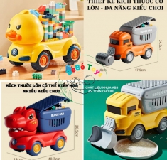 HỘP XE KHỦNG LONG CHỞ LEGO 9628