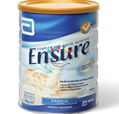 Sữa bột Ensure Úc vị Vani 850g  Bổ sung sữa Ensure Úc hàng ngày 