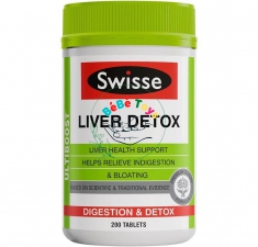 Viên uống bổ gan và thải độc gan Swisse Ultiboost Liver Detox 200 viên