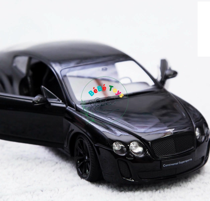 Xe Mô Hình Bentley Continental 1:24 Welly (Đen)