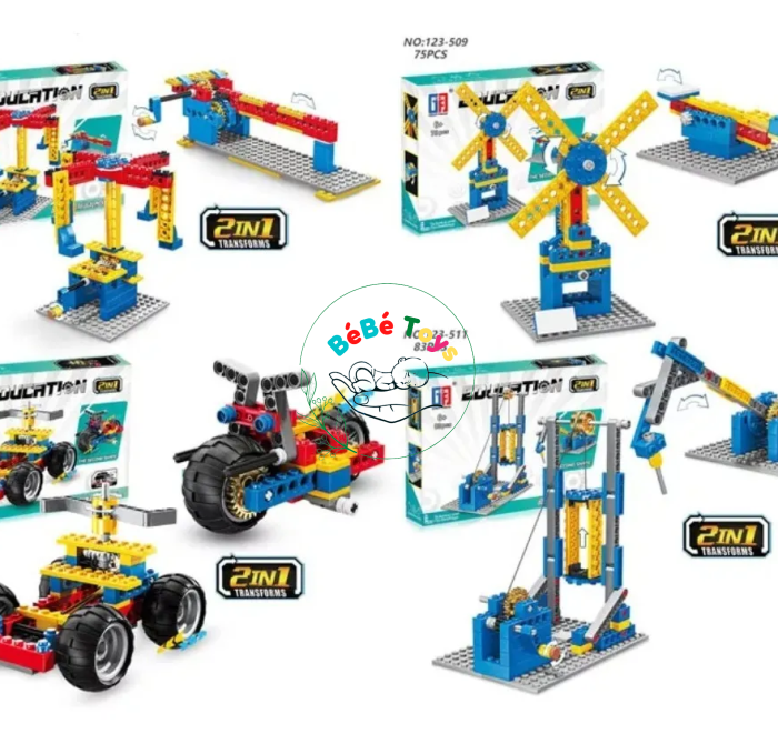 Lego Education Lắp Ráp Mô Hình Sáng Tạo 4in1 - NO.123-509