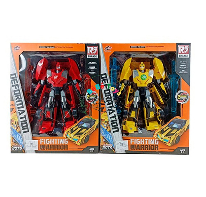 Robot Transformers biến hình xe thể thao Bumblebee L015-74 (Cao 40CM)