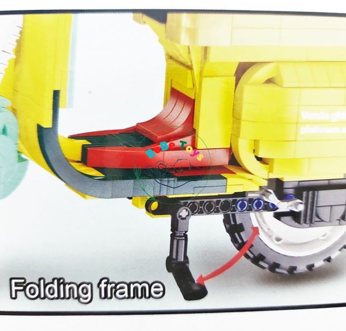 LEGO NO.50018 LẮP RÁP XE VESPA ( 747+ MẢNH  )