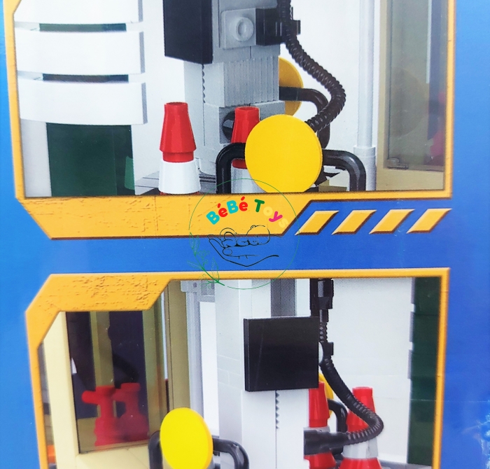 Đồ chơi lắp ráp sáng tạo lego trạm xăng dầu XB-58004 (377 mảnh ghép)