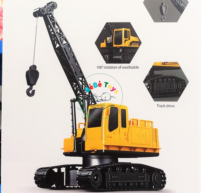 Xe cần cẩu điều khiển Crane MODEL 1:24 - 6068E