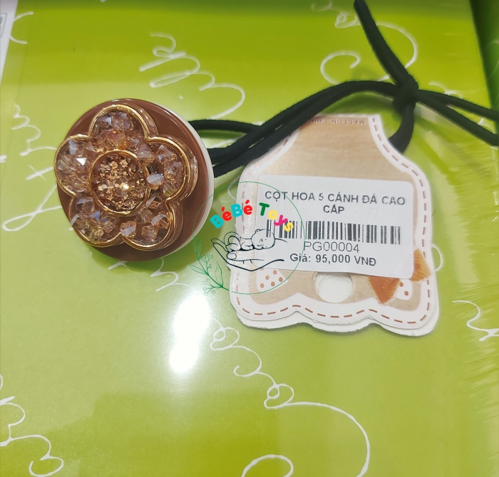 Côt Tóc Hoa 5 Cánh Đá Cao Cấp