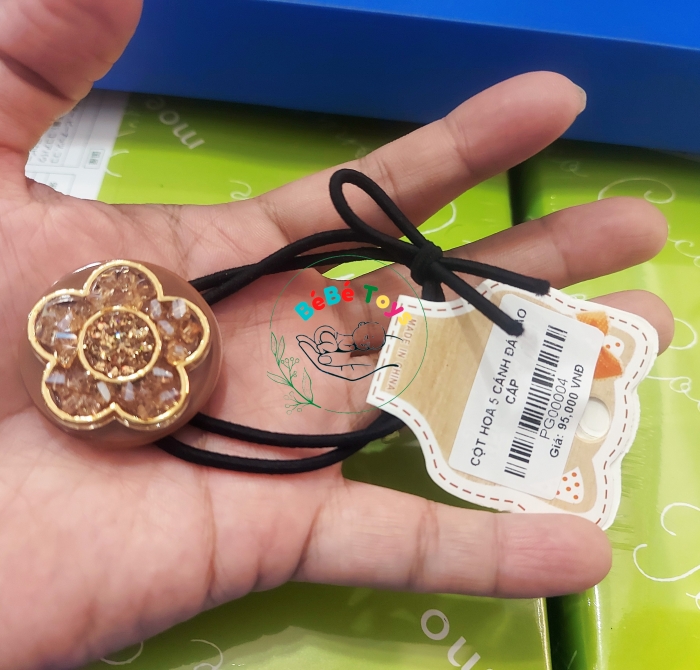 Côt Tóc Hoa 5 Cánh Đá Cao Cấp