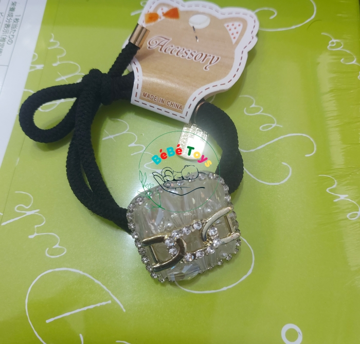 Cột Tóc Pha Lê Trắng