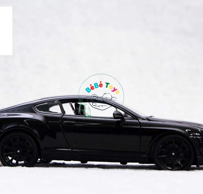 Xe Mô Hình Bentley Continental 1:24 Welly (Đen)