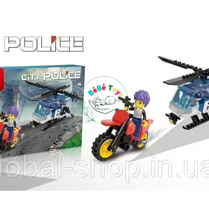 LEGO Lắp Ráp Trực Thăng Cảnh Sát và Moto XB-51011