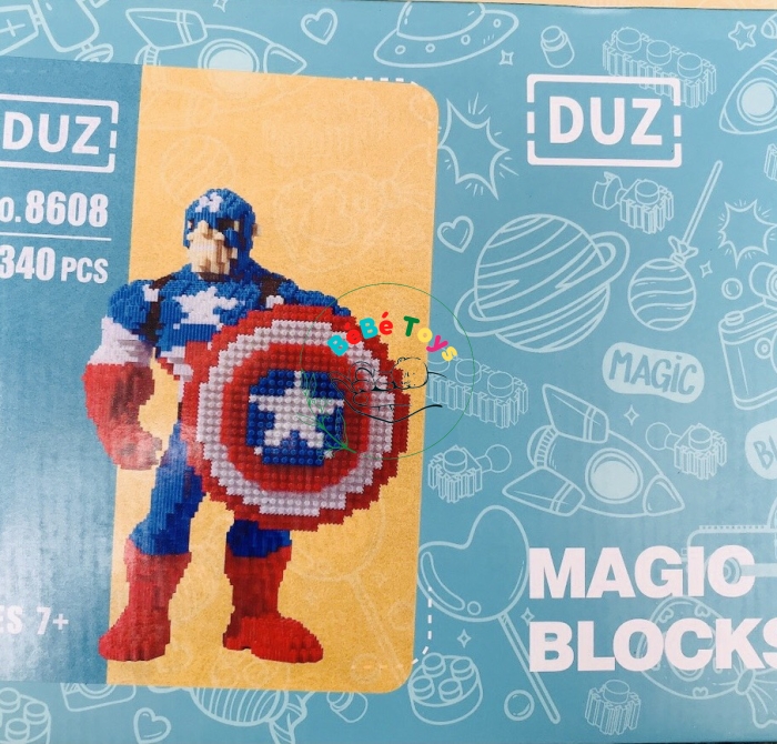 LEGO ĐỘI TRƯỞNG MỸ 45CM- 8608