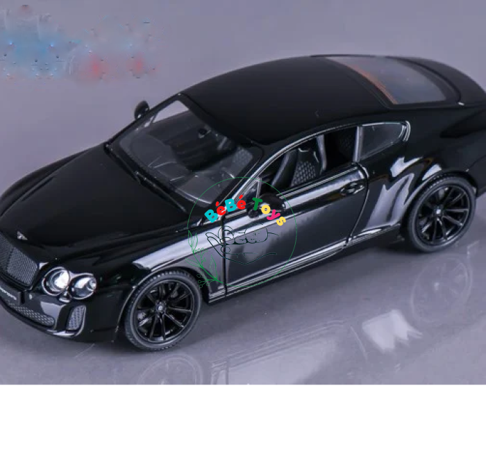 Xe Mô Hình Bentley Continental 1:24 Welly (Đen)