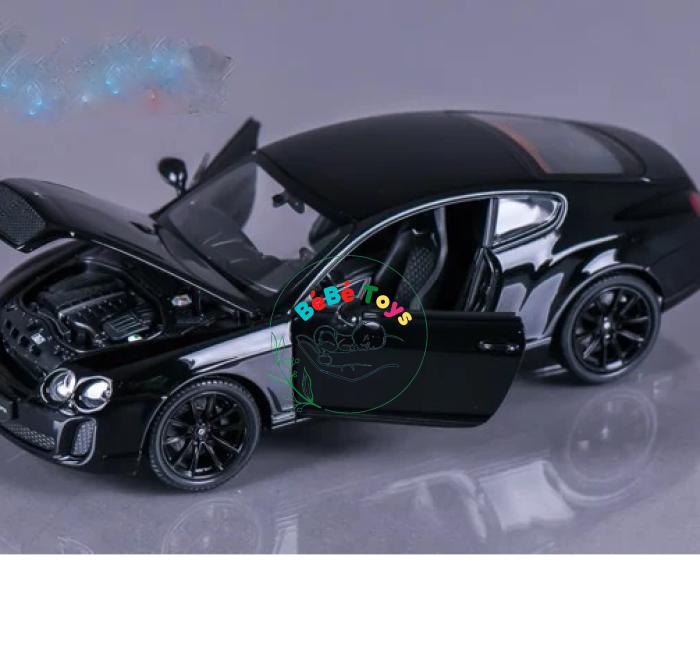 Xe Mô Hình Bentley Continental 1:24 Welly (Đen)