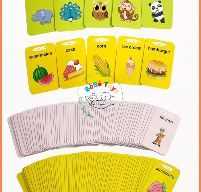 Máy đọc tiếng anh, đọc thẻ flashcard 224 từ vựng tiếng anh cơ bản giúp bé học tiếng anh 