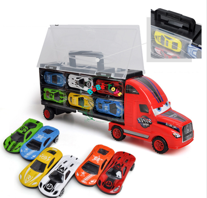 Đồ chơi xe moóc chở 12 ô tô nhỏ TOP TRUCK- SC20