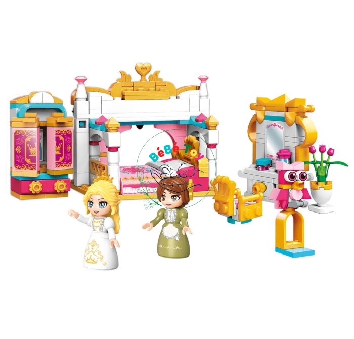 Đồ chơi lắp ráp, xếp hình lego Qman 32012: Căn phòng công chúa - 282 mảnh