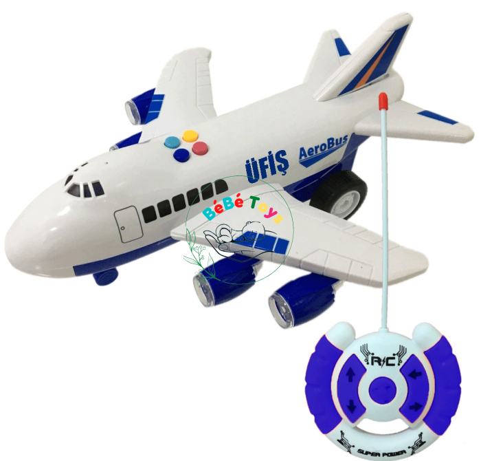 Máy bay điều khiển từ xa AERO BUS hiệu ứng âm thanh và ánh sáng 8009A