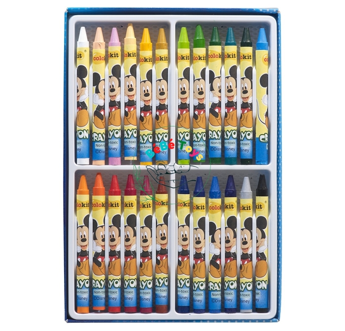 Bút sáp 24 màu Colokit Disney Mickey CR-C030/MI