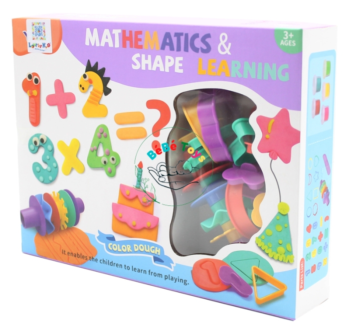 Đồ Chơi Đất Nặn Số Và Hình Học Mathematics & Shape Learning - YiQis 5824-B