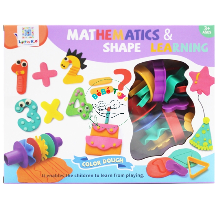 Đồ Chơi Đất Nặn Số Và Hình Học Mathematics & Shape Learning - YiQis 5824-B