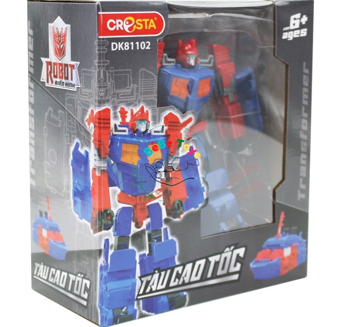 Đồ Chơi Robot Biến Hình Tàu Cao Tốc - Cresta DK81102