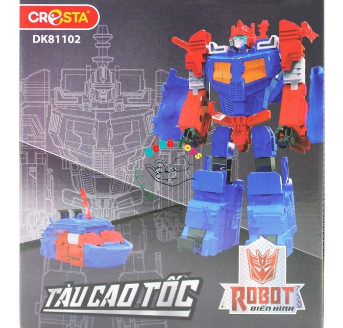 Đồ Chơi Robot Biến Hình Tàu Cao Tốc - Cresta DK81102