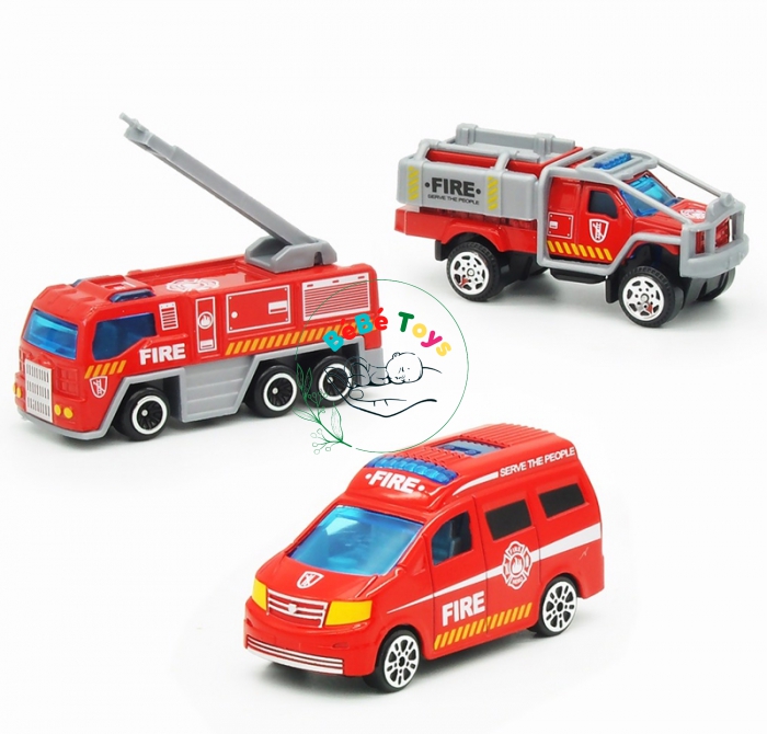 Bộ 3 xe cứu hỏa mô hình tỉ lệ 142 LQ3  Gia Dụng Nhà Việt