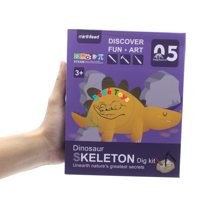 Đồ Chơi Khảo Cổ Đào Hoá Thạch - Mirthfeed K300-5 - Stegosaurus