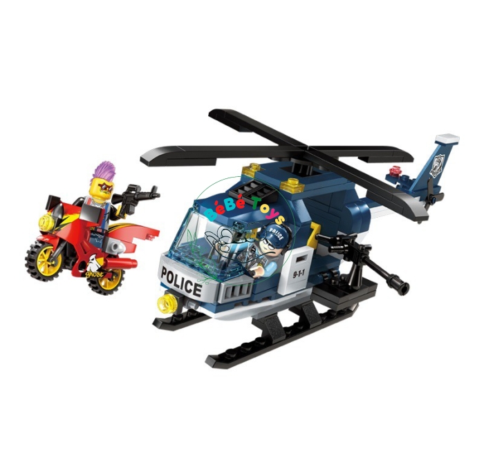 LEGO Lắp Ráp Trực Thăng Cảnh Sát và Moto XB-51011