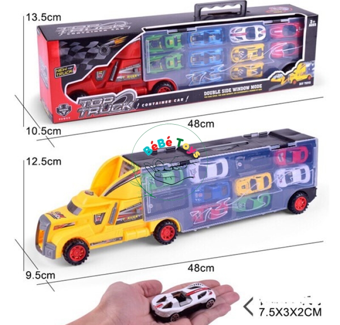 Đồ chơi xe moóc chở 12 ô tô nhỏ TOP TRUCK- SC20