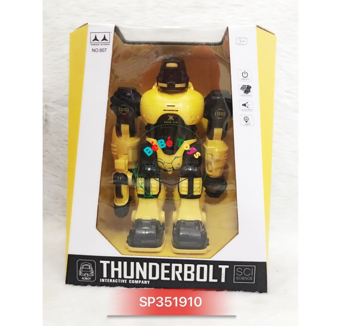 Robo pin ThunderBolt hiệu ứng âm thanh ánh sáng - 607a