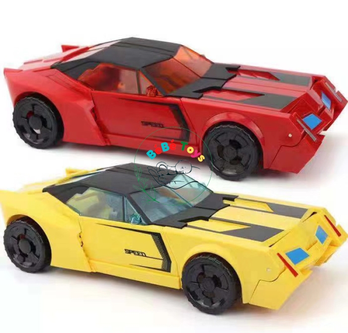 Robot Transformers biến hình xe thể thao Bumblebee L015-74 (Cao 40CM)