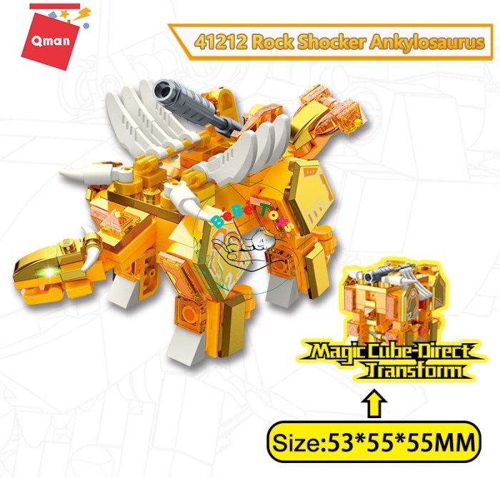 Đồ Chơi Xếp Hình Qman 41212: Khủng Long Ankylosaurus