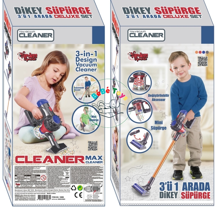 Đồ Chơi Máy Hút Bụi 3 in 1 Cho Trẻ NO.1009