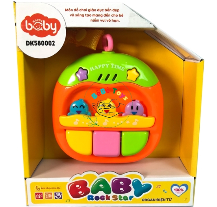 Đồ Chơi Baby Rock Star - Organ Điện Tử - Happy Baby 580002