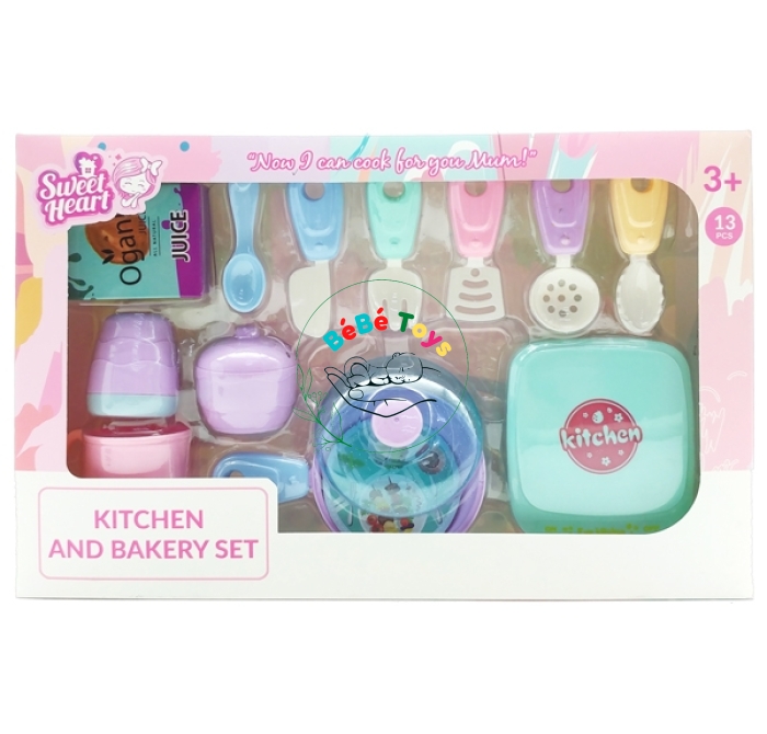 Đồ Chơi Nhà Bếp Mini - Sweet Heart 6861/SH6861 (13 Chi Tiết)
