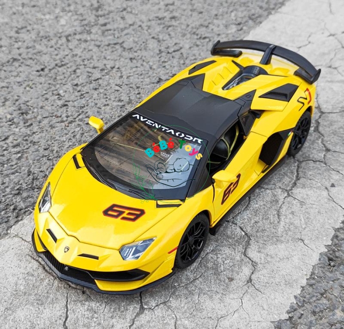 Mô hình xe Lamborghini Aventador SVJ 63 tỉ lệ 1:24 Miniauto