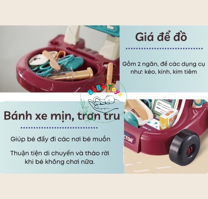 XE ĐẨY BÁC SĨ NHA KHOA