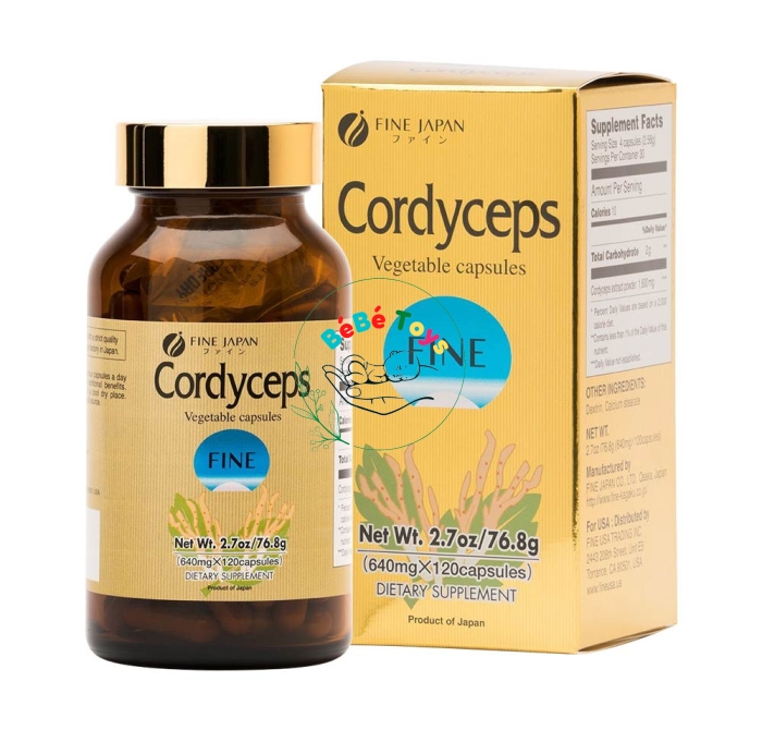 Đông trùng hạ thảo Fine Japan Cordyceps 120 viên
