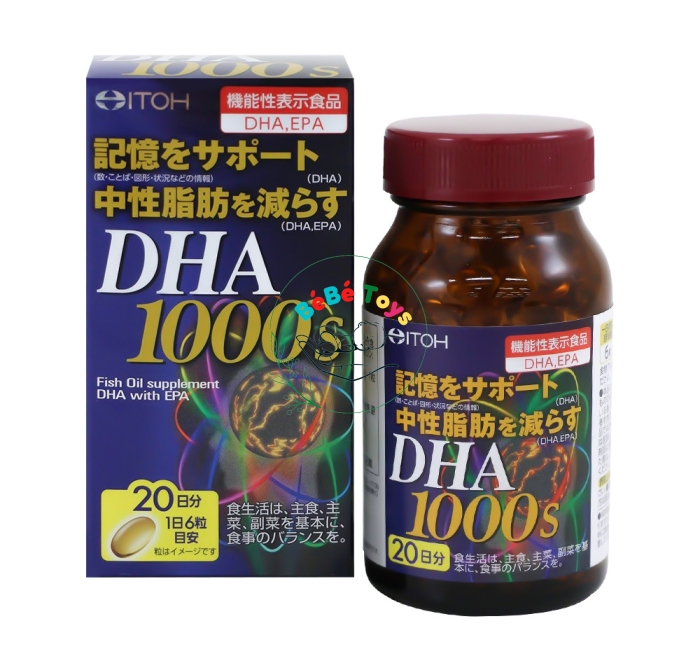 Viên uống bổ não ITOH DHA 1000mg Nhật Bản 120 viên